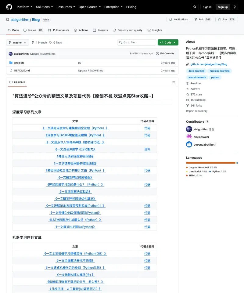 算法进阶 首页截图