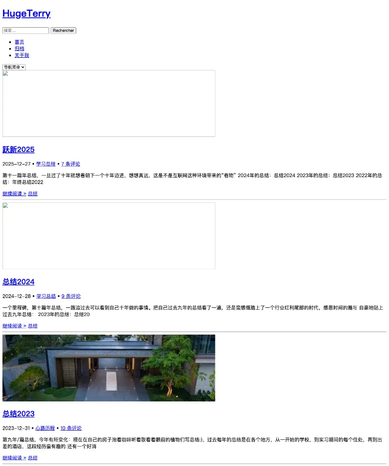 HugeTerry-Den 首页截图