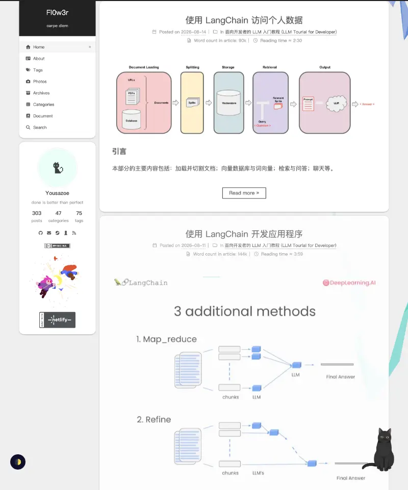 Fl0w3r 首页截图